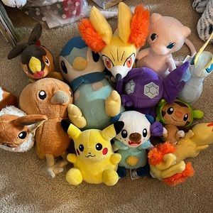 Pokemon plush toys